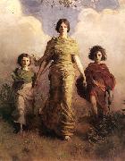 Abbott Handerson Thayer A Virgin oil on canvas